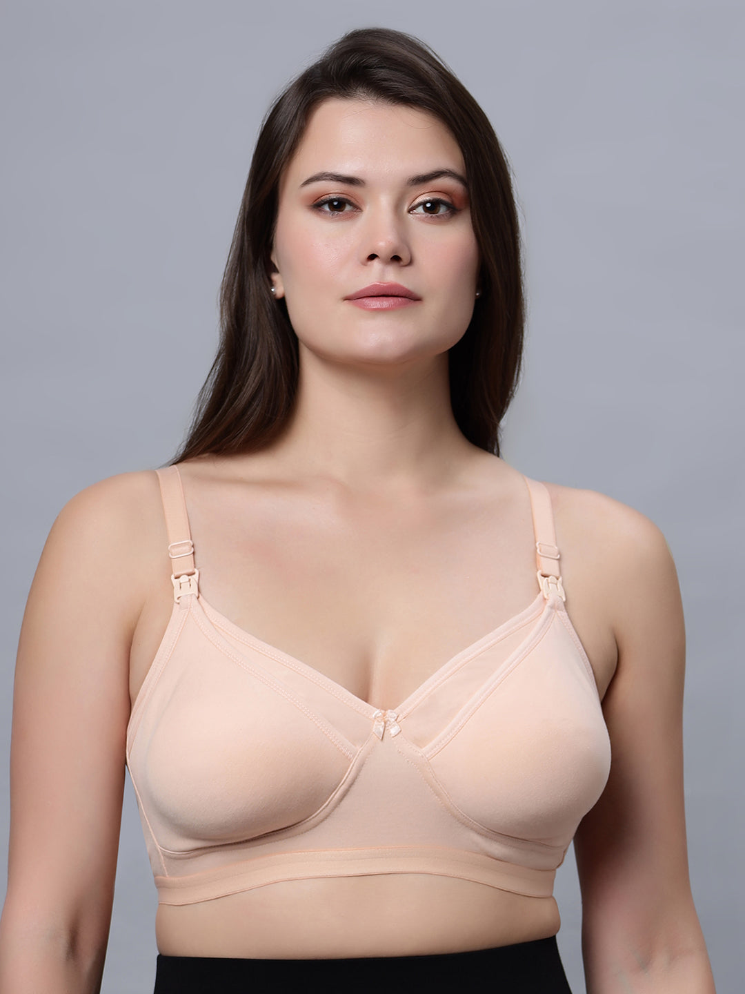 EDEN04 Full Coverage Non Padded Nursing/Maternity Bra  (Pack of 2)