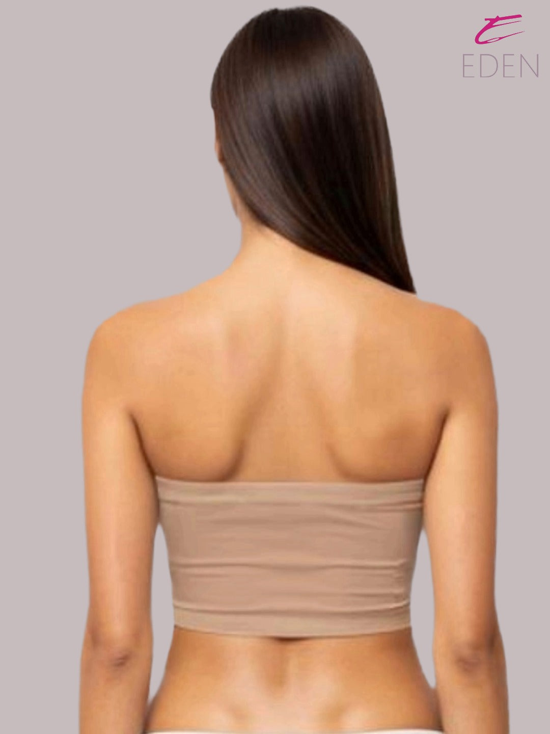 soft Padded, Non-Wired, Simply Soft, Strapless , Seamless, Bandeau Bra ,Slip On ,Elastane fabric,Skin