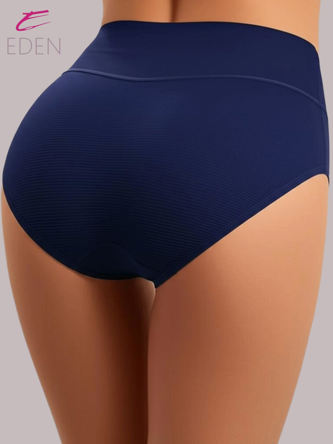 Eden High Rise ,Full Coverage ,Tummy Tucker, Panty OE014,Navyblue