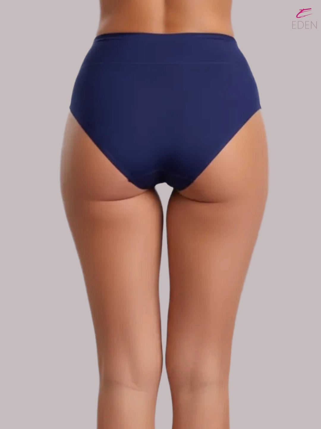 High Rise,Full Coverage,Tummy Tucker, Solid Panty, Inner Elastic,Broad Band,Navyblue