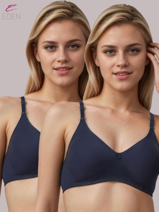 Lightly Padded Non-Wired Simply Soft T-Shirt Bra Eden01