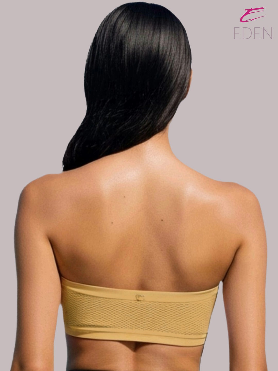 Non Padded, Non-Wired, Simply Soft, Strapless , Seamless, Bandeau Bra ,Slip On ,Nylon,Skin