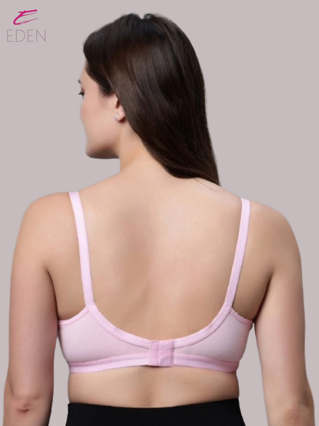 Non Wired, Non-padded ,Full Coverage, Maternity Bra, Pink
