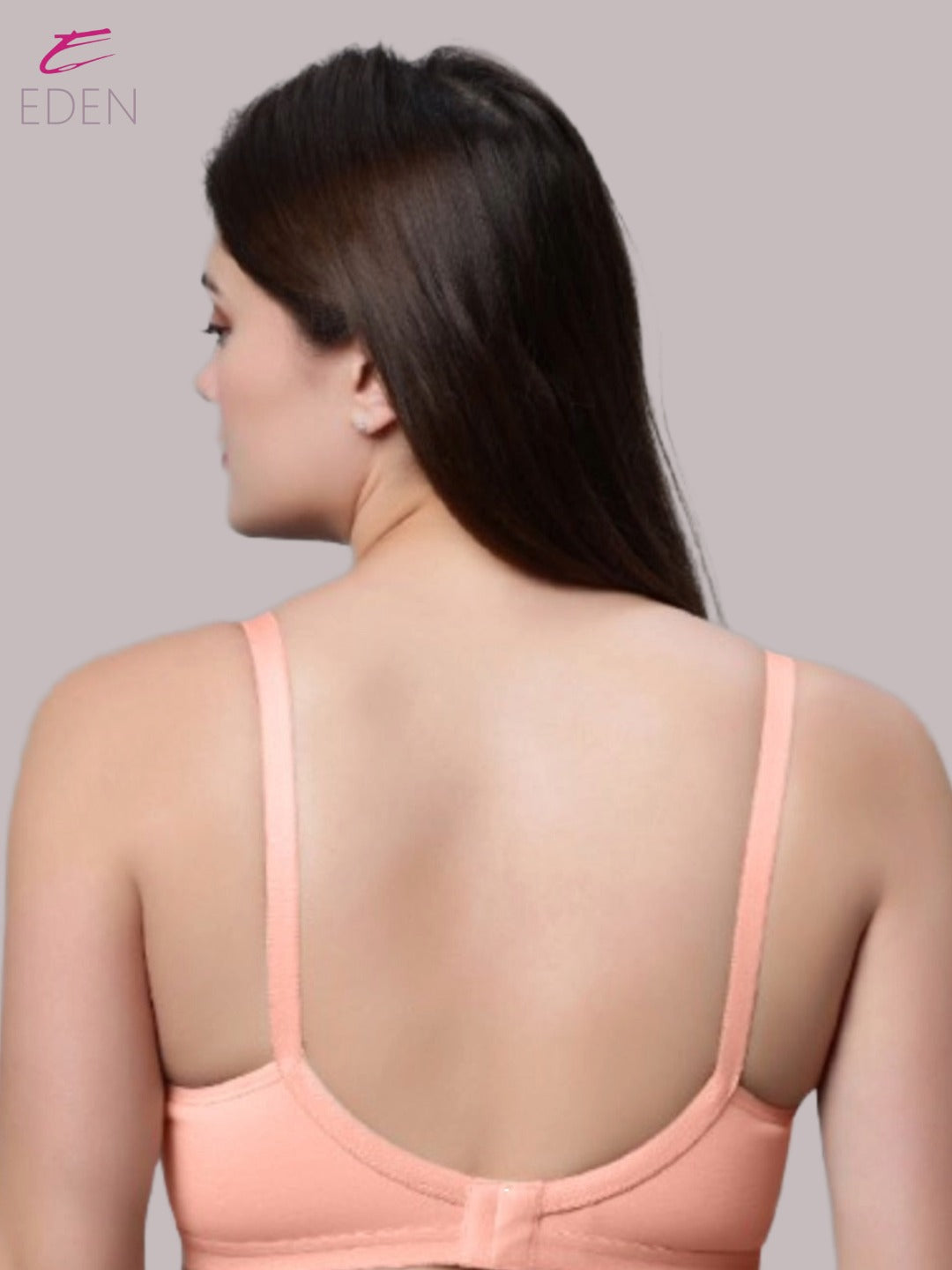 Non Wired, Non-padded ,Full Coverage, Maternity Bra, Peach