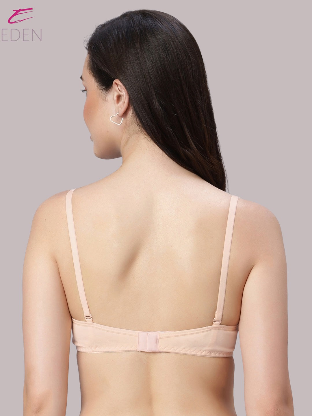 Wirefree ,Padded ,Plus Size, pc interlock, Medium Coverage, Tshirt Bra,Skin