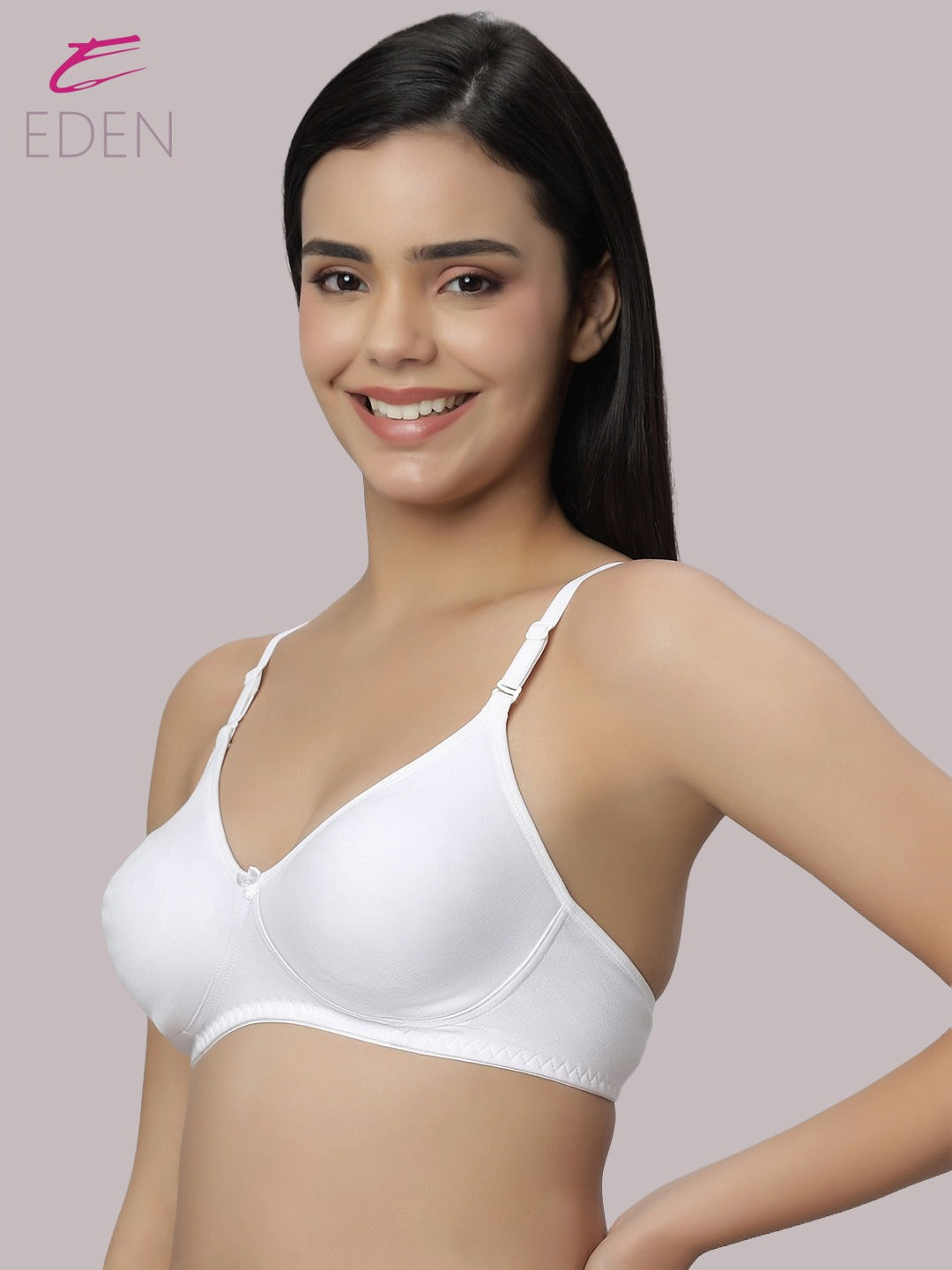 Lightly Padded, Non-Wired ,Simply Soft, T-Shirt Bra