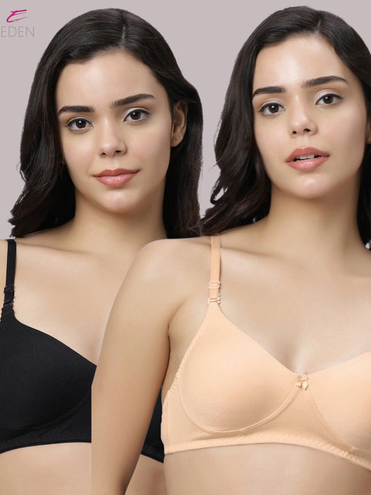 Non-Wired Non Padded Medium Coverage Everyday Bra Eden-103