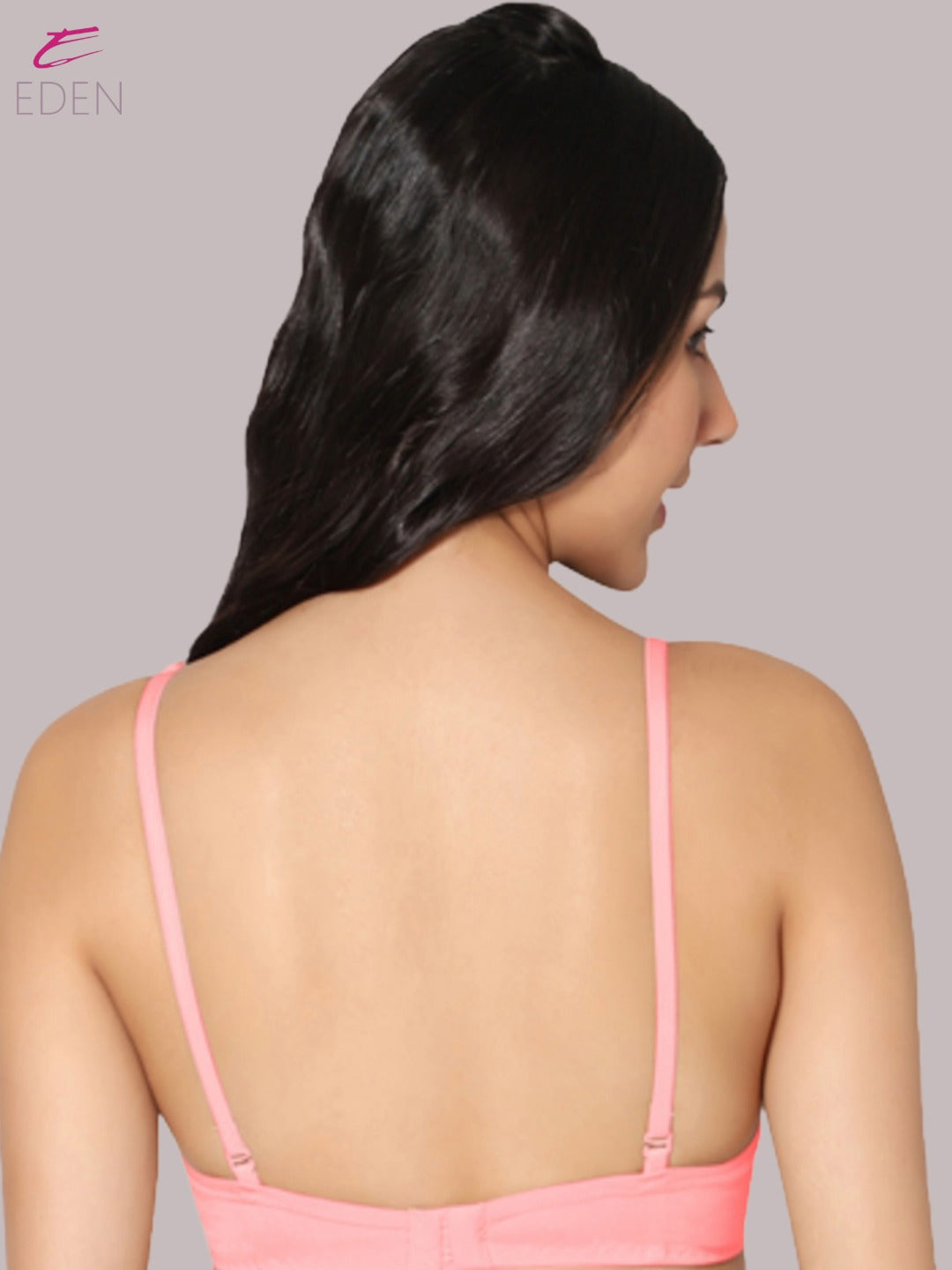 Lightly Padded, Non-Wired, Simply Soft, T-Shirt Bra ,Pink