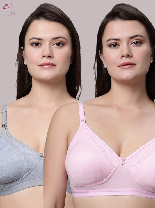 Non Wired, Non-padded Full Coverage, Maternity Bra Eden-04
