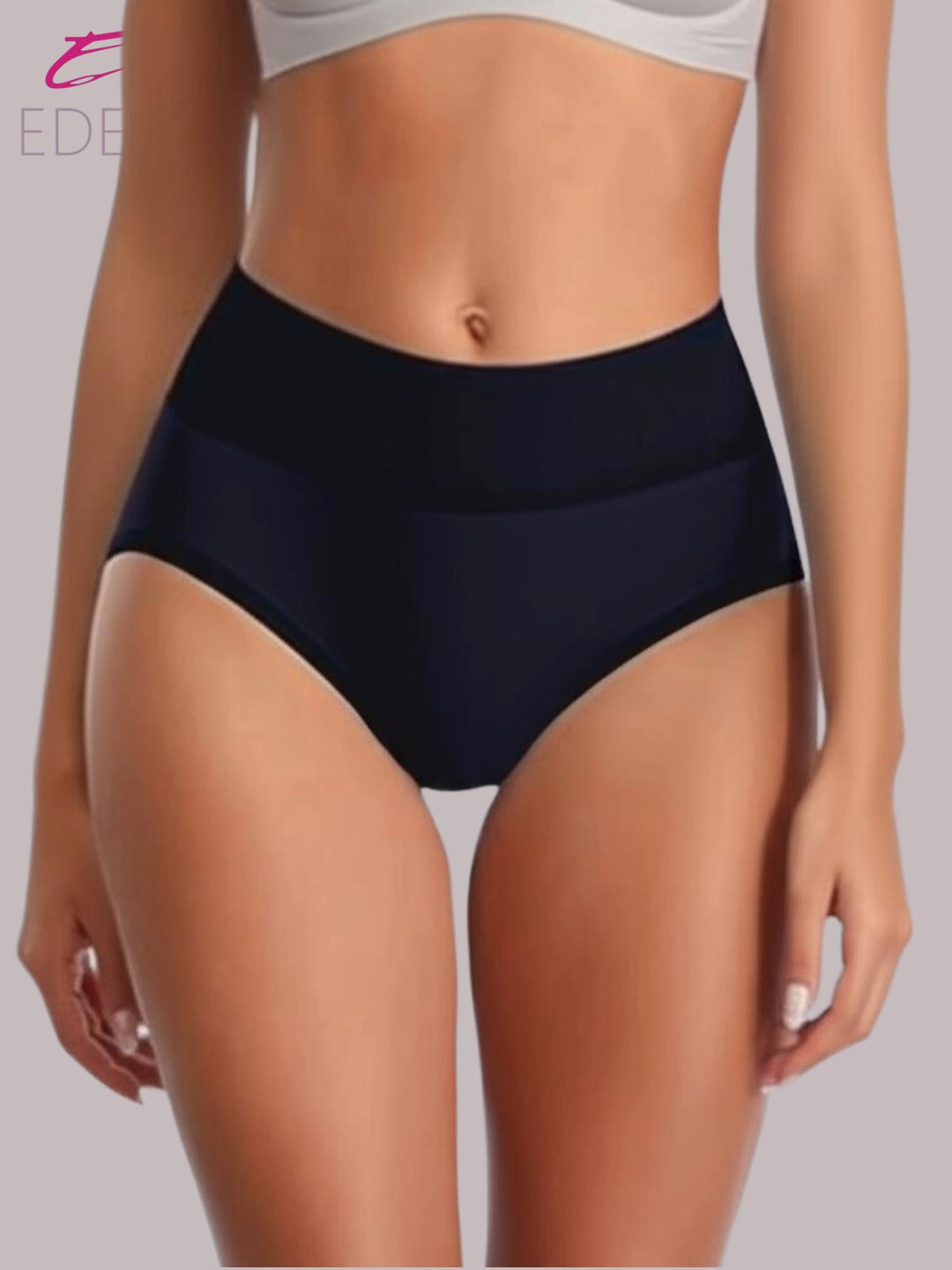 Eden High Rise ,Full Coverage ,Tummy Tucker, Panty iEcombo007,Black