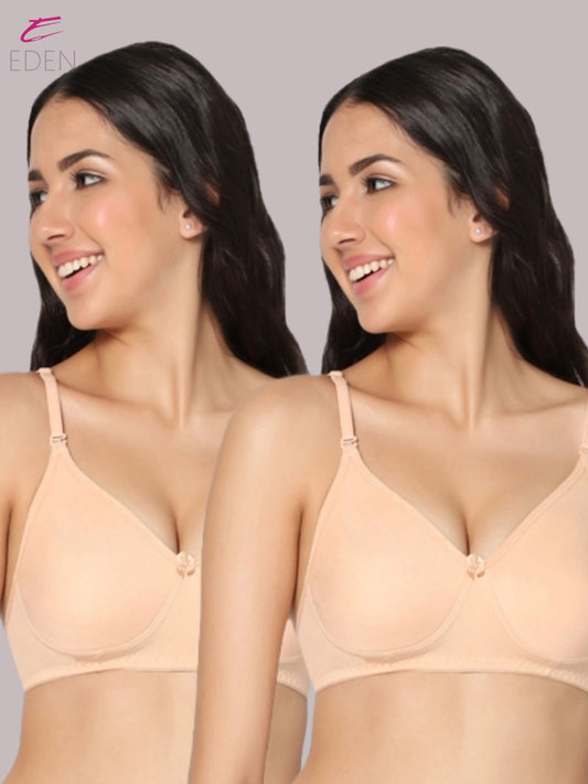 Lightly Padded, Non-Wired, Simply Soft, T-Shirt Bra ,Skin