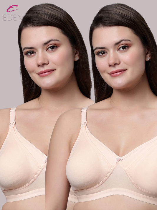 Non Wired, Non-padded ,Full Coverage, Maternity Bra, Skin