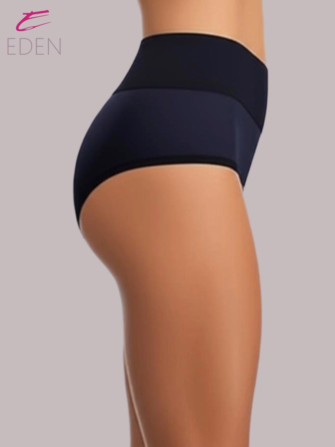 Eden High Rise ,Full Coverage ,Tummy Tucker, Panty iEcombo007,Black