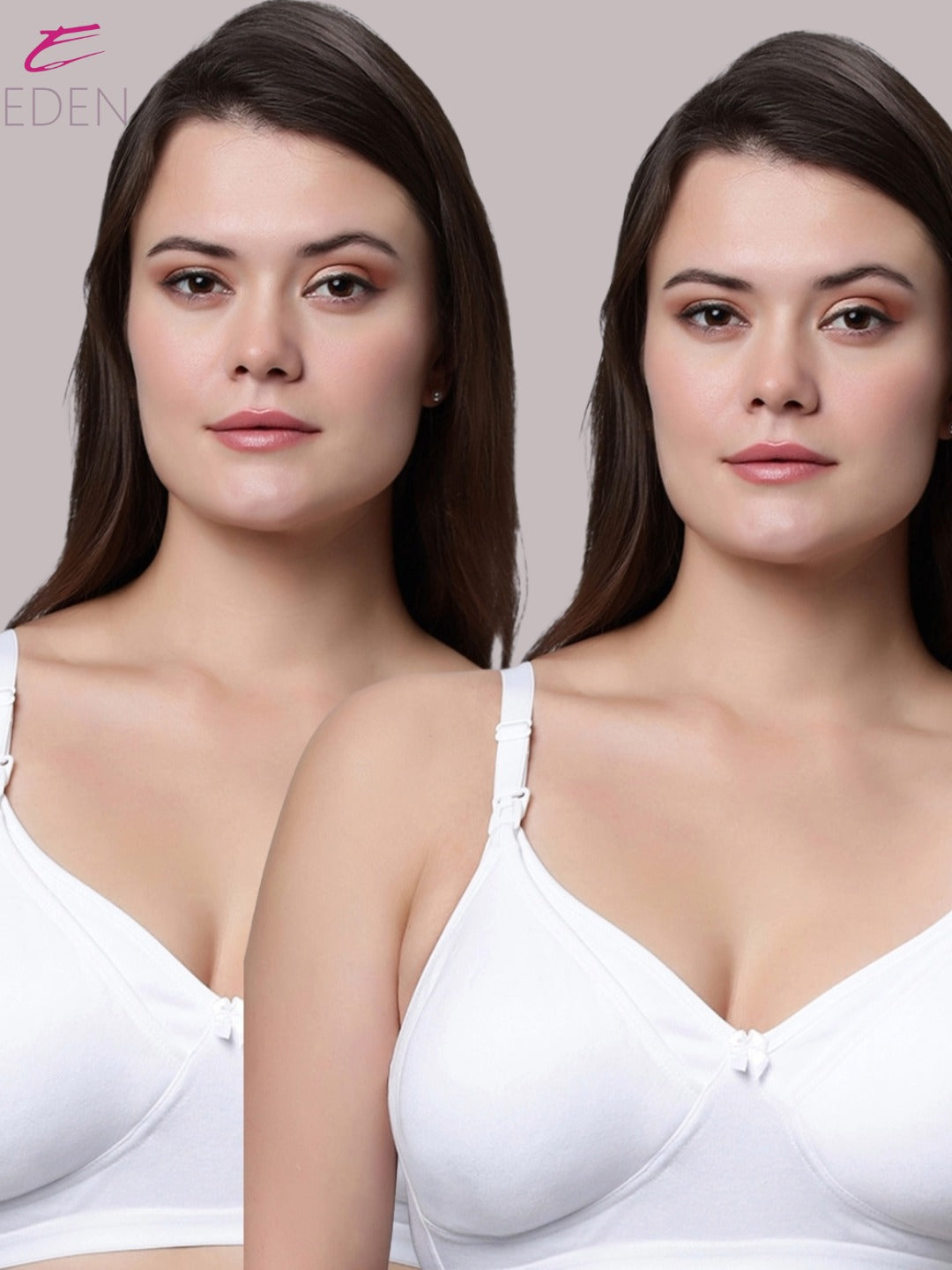 Non Wired, Non-padded ,Full Coverage, Maternity Bra, White