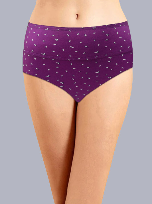 Eden High Rise Full Coverage Hipster Panty (Pack of 1) -Magenta