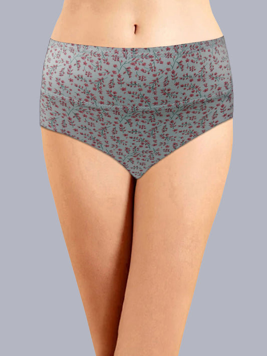 Eden High Rise Full Coverage Hipster Panty (Pack of 1) -Light Green