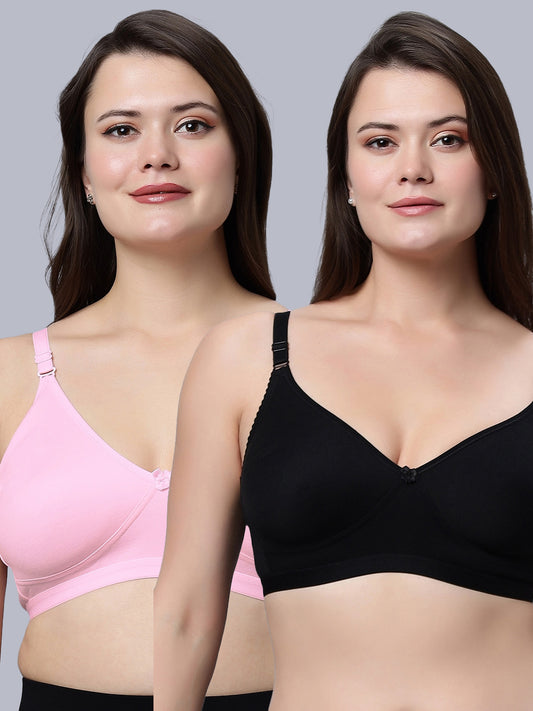 Eden08 Non-Padded Full Coverage Bra (Pack of 2)