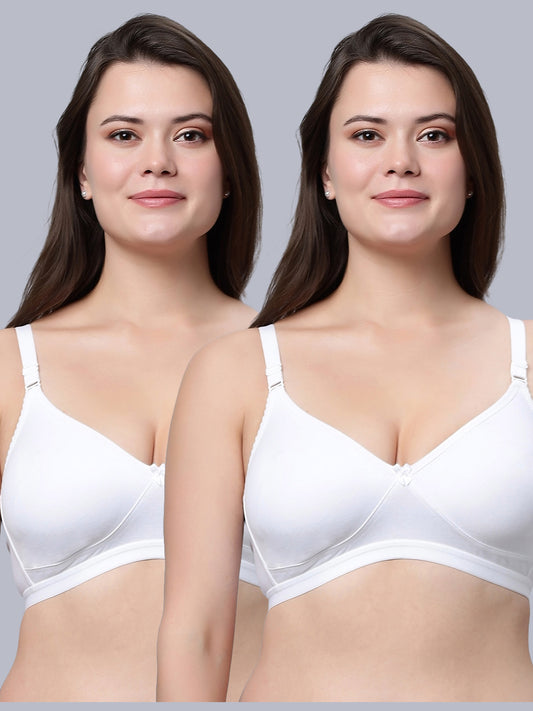 Eden08 Non-Padded Full Coverage Bra (Pack of 2)