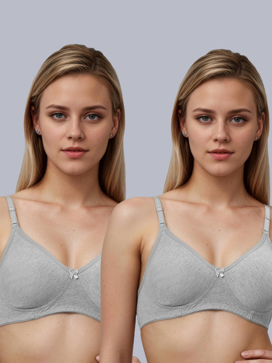 Eden01 Soft Padded Full Coverage Bra (Pack of 2)