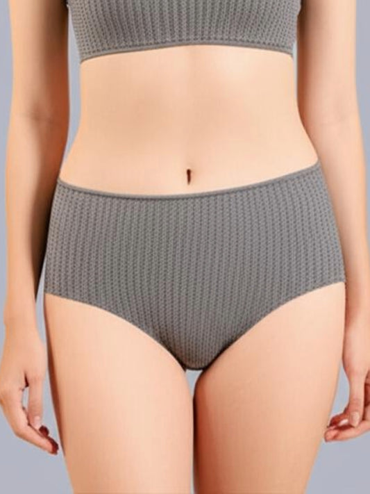 Eden Medium Rise Full Coverage Hipster Panty (Pack of 1) - Brown printed