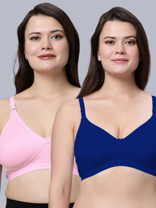 Eden08 Non-Padded Full Coverage Bra (Pack of 2)
