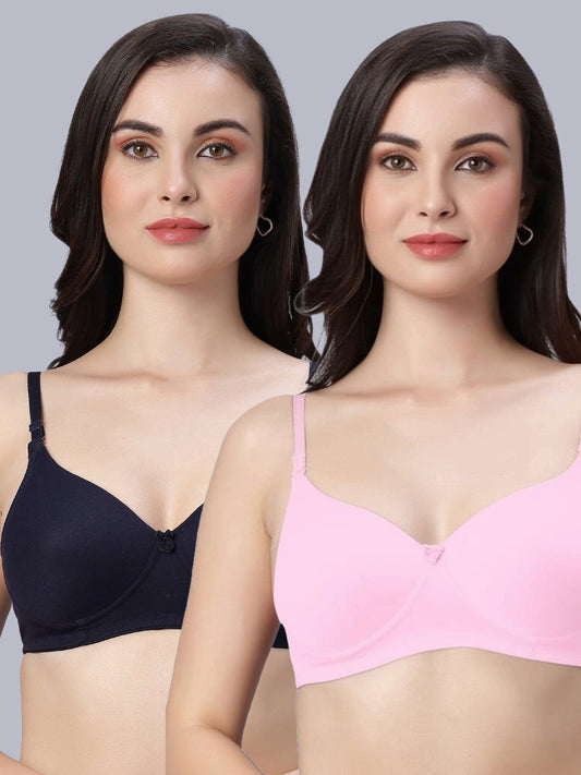 Eden102 Padded Full Coverage Bra (Pack of 2)