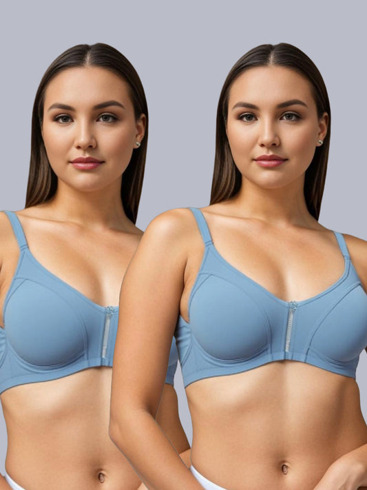 Eden  Non-Padded Full Coverage Bra (Pack of 2)