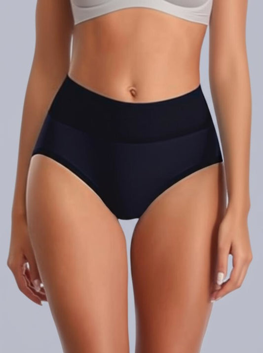 Eden High Rise Full Coverage Black Color Hipster Panty (Pack of 1)